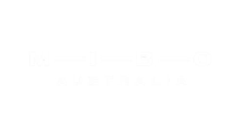 Mibo AU White Transparent logo